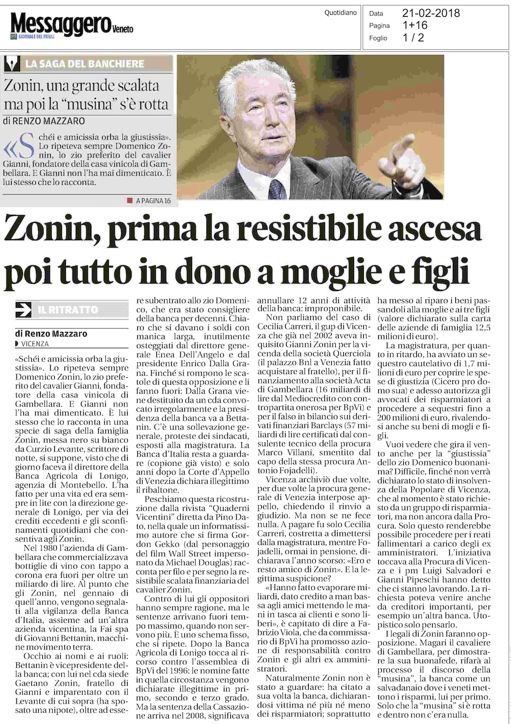 Messaggero 21.02.18